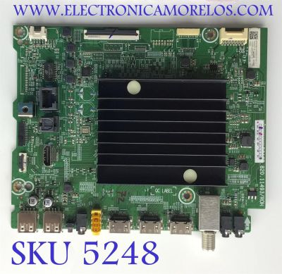 MAIN PARA TV HISENSE 4K·UHD·HDR ((GOOGLE TV)) / NUMERO DE PARTE 307057 / RSAG7.820.11493/ROH / 307058 / 75A53FUA(0010) / PANEL HD750Y1U72-T0L2\S0\GM\CKD3A\ROH / HV750QUB-F91 / MODELO 75A6H 75A53FUA / 75A65H